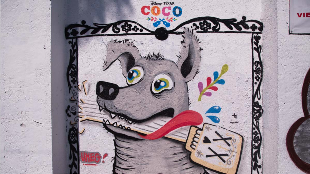 Mural de Comex para Coco en la CDMX 2017 – T L A T O A